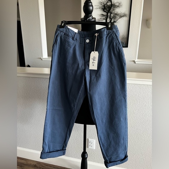 NWT Style & Co Boyfriend Chinos - Size 6 - Picture 1 of 9